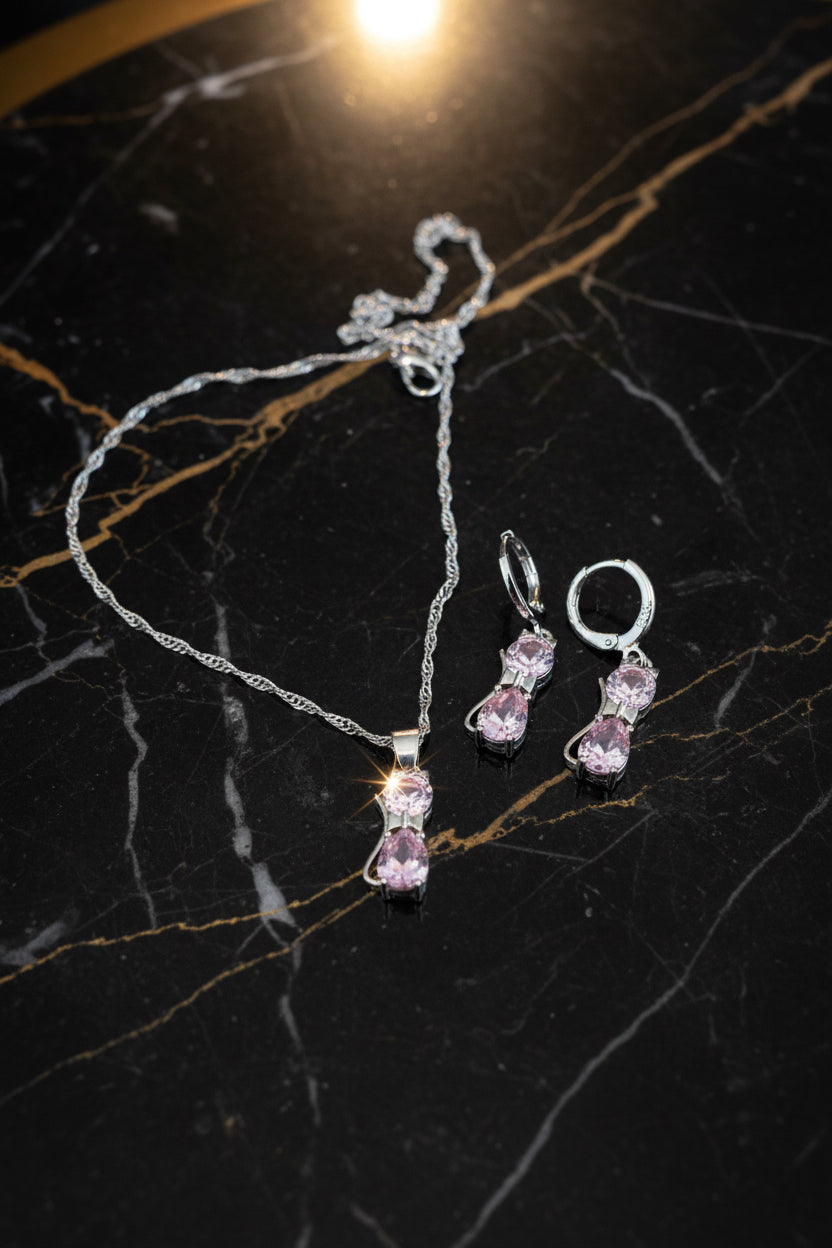 ZAKOL Zirkonia-Armbandset – Edelstahl, stapelbar & funkelnd, modischer Damenschmuck